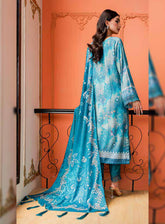 Signature Prints By Nureh Printed Marina Unstitched 3 Piece Suit - 81